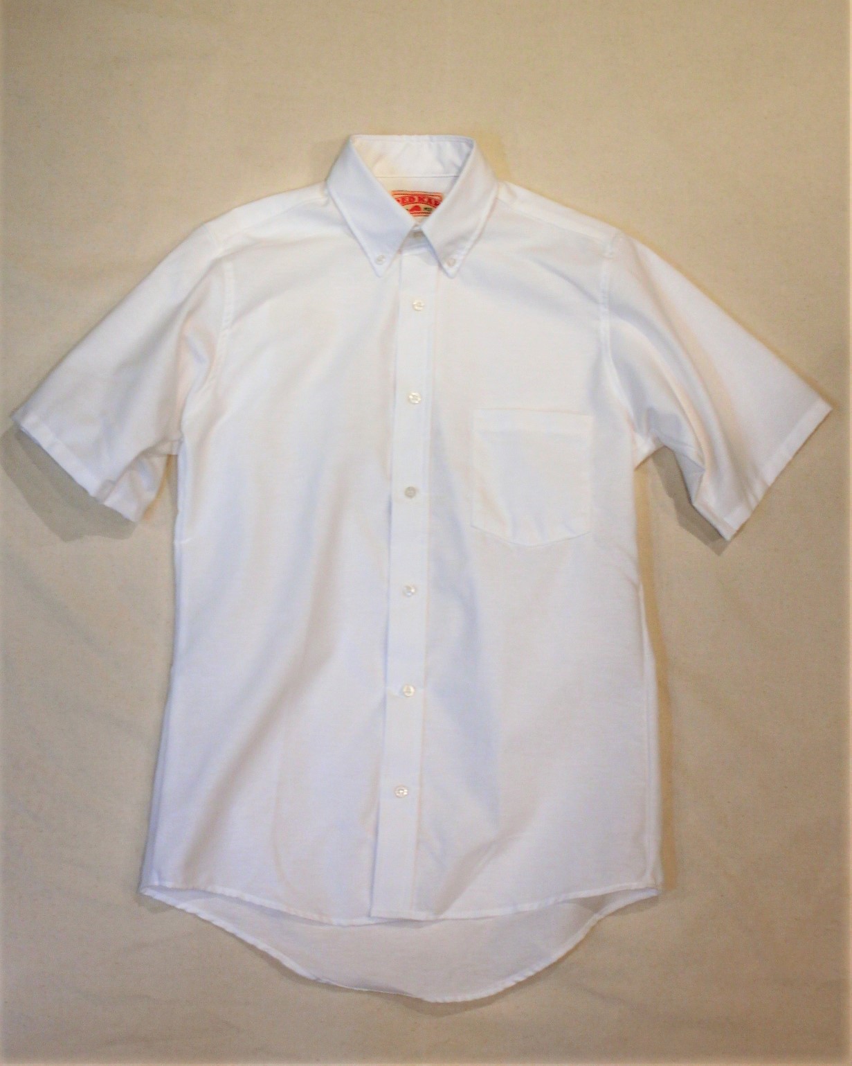 RED KAP Men's Executive Solid Button-Down Shirt – Short Sleeve レッドキャップ メンズ  ボタンダウン シャツ ショートスリーブ | autentico